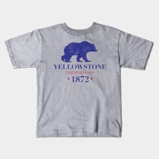 The Birth of Yellowstone: America's First National Park in 1872 Kids T-Shirt